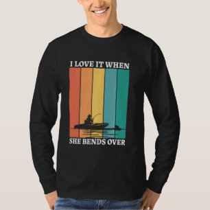 Jag Kärlekar när hon satsar över fisket T Shirt
