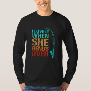 Jag Kärlekar när hon satsar över fisket T Shirt