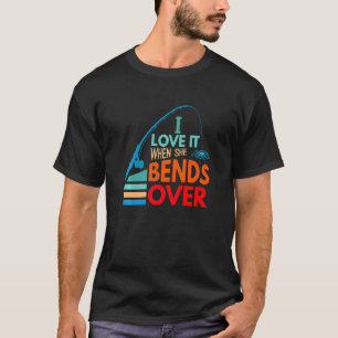 Jag Kärlekar när hon satsar över fiskfisket T Shirt