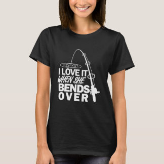 Jag Kärlekar när hon satsar över roligt fiske T Shirt