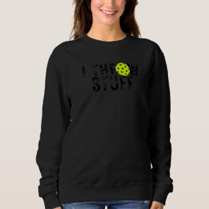 Jag kastar Saker Pickleball Pickleball Player 1 T Shirt
