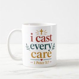 Jag kastar varje omsorgsinspirerande bibelverscita kaffemugg