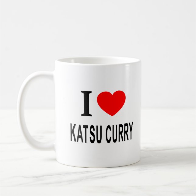 JAG ❤️ KATSU CURRY I KÄRLEK KATSU CURRY I HEART KA KAFFEMUGG (Vänster)
