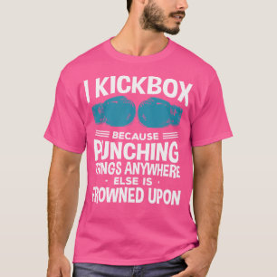 Jag Kickbox för för roligt Kickboxing T Shirt