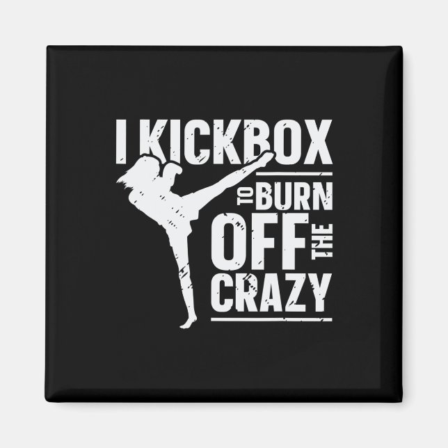 Jag kickboxas för att bränna bort den galna flicka magnet (Framsidan)
