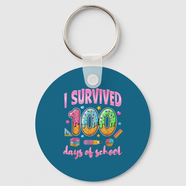 Jag Kid Groovy överlevde 100 dagar i skolan Nyckelring (Framsida)