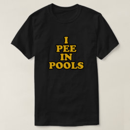 Jag kissar i bassäng roligt och simmar sommarsemes t shirt