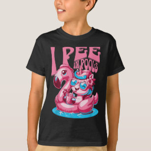 Jag kissar i pooler Simning Skämt Roligt Sommar Po T Shirt