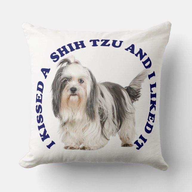 Jag Kissed a Shih Tzu Kudde (Framsida)