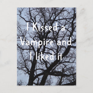 Jag Kisserade en vampyr och jag gillade den Vykort