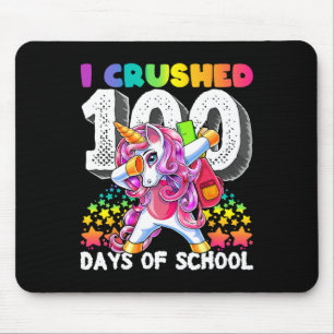 Jag klarade 100 dagar i skolan Dabbing enhörning p Musmatta
