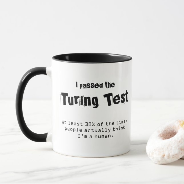 Jag klarade testningen mugg (Med munk)