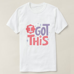 Jag Klarar Det Motivational Tillförsikt Typografi T Shirt