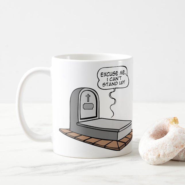 Jag klarar inte att stå upp kaffemugg (Med munk)