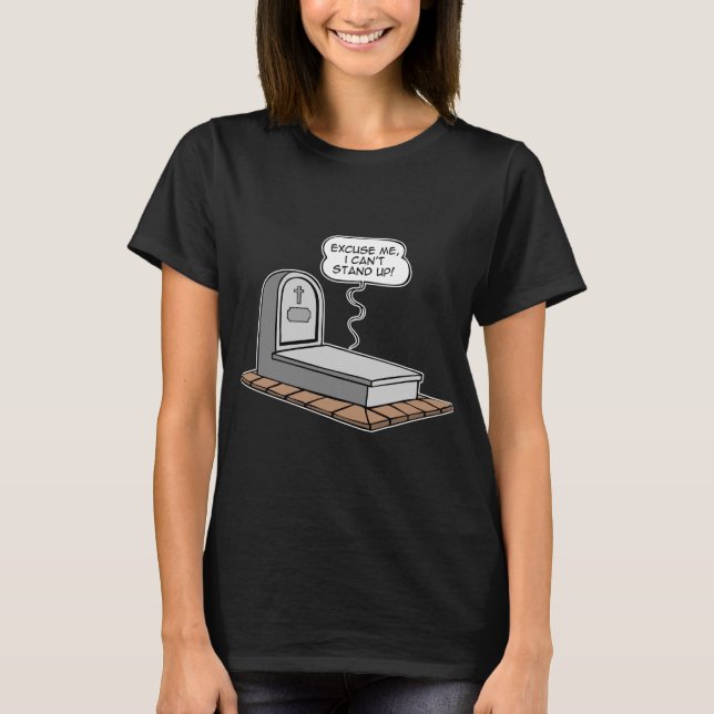 Jag klarar inte att stå upp t shirt (Framsida)