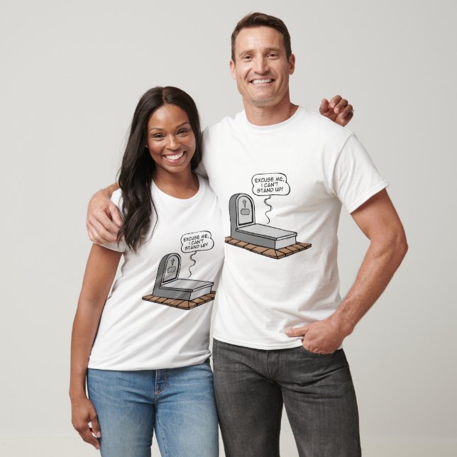 Jag klarar inte att stå upp t shirt (Unisex)