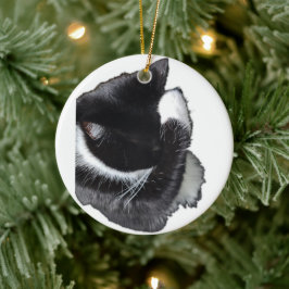 Jag klarar inte ens just nu julgransprydnad keramik