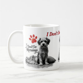 Jag klarar inte morgnar – Grumpy Dog Mugg