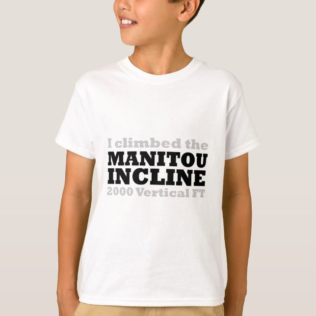 Jag klättrade den Manitou sluttningen T-shirt (Framsida)