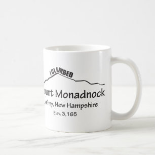 Jag klättrade den monteringsMonadnock muggen Kaffemugg