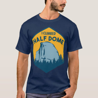 Jag klättrade i halvdagars klättringsbåge t shirt