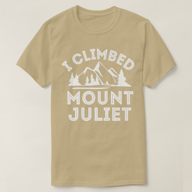Jag klättrade på berget Juliet T Shirt (Design framsida)