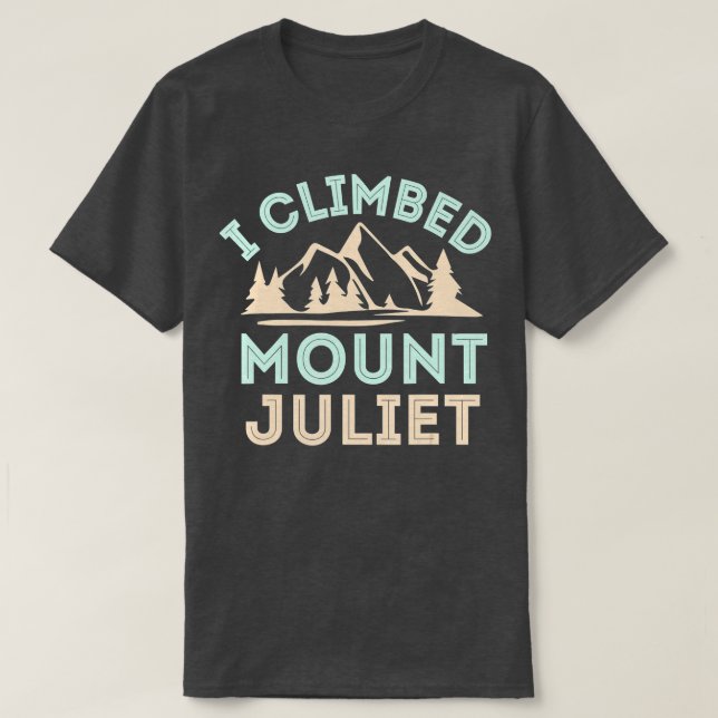 Jag klättrade på berget Juliet T Shirt (Design framsida)