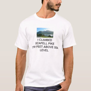 JAG KLÄTTRADE SCAFELL PIKE 3209 FOT OVANFÖR HAVE T-SHIRT