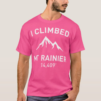 Jag klättrade upp för Mt Rainier utomhus och gömme T Shirt