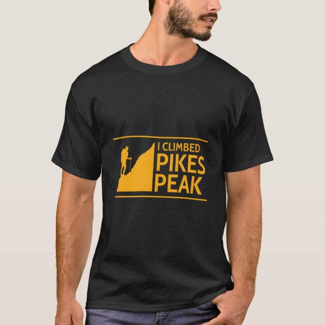 Jag klättrade upp i Pikes T Shirt (Framsida)