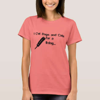 Jag klippt t-shirt