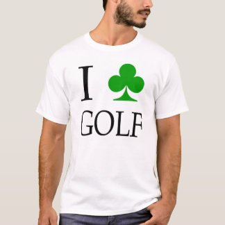 Jag "klubbar" Golf Tee