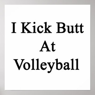 Jag knack i Volleyball Poster