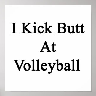 Jag knack i Volleyball Poster