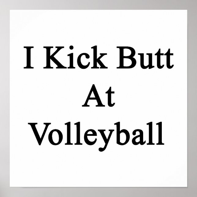 Jag knack i Volleyball Poster (Framsidan)