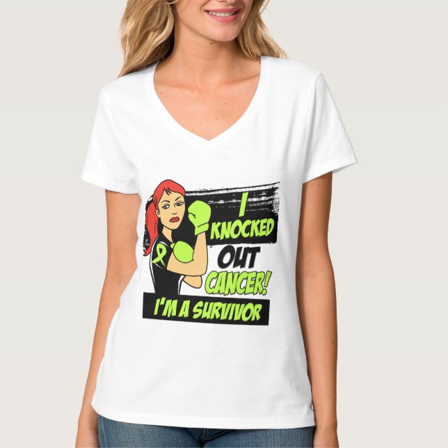 Jag knackade ut Non-Hodgkins T-shirt (Framsida)