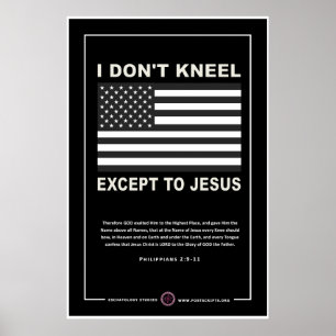 Jag Kneel utom Jesus Poster