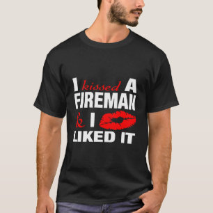 Jag knivhögg en Fireman Funny Firefighters flickvä T Shirt