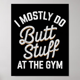 Jag knullar i första hand Saker vid gymmettviktnin Poster