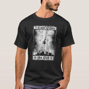 Jag knullar innan Gud brände kyrkan Satanic Witch T Shirt