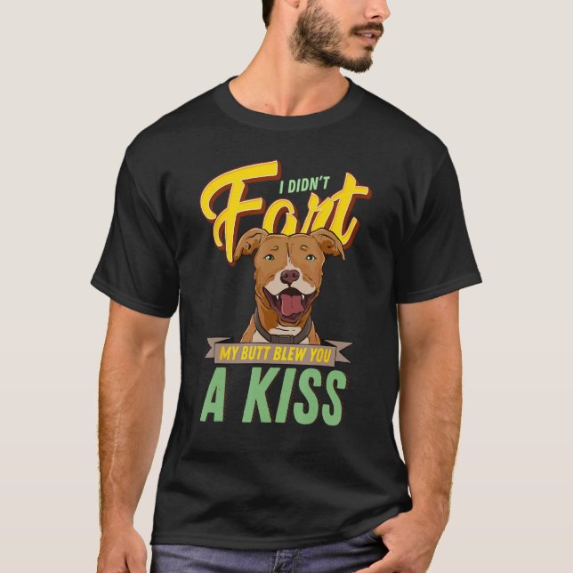 Jag knullar inte, men min knapp ger dig en kyssfun t shirt (Framsida)