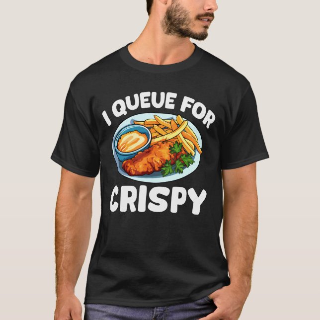 Jag köar till stekt fisk friterad fisk t shirt (Framsida)