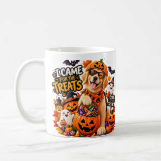 Jag kom för godsaker Rolig Halloween Hund Kaffemugg