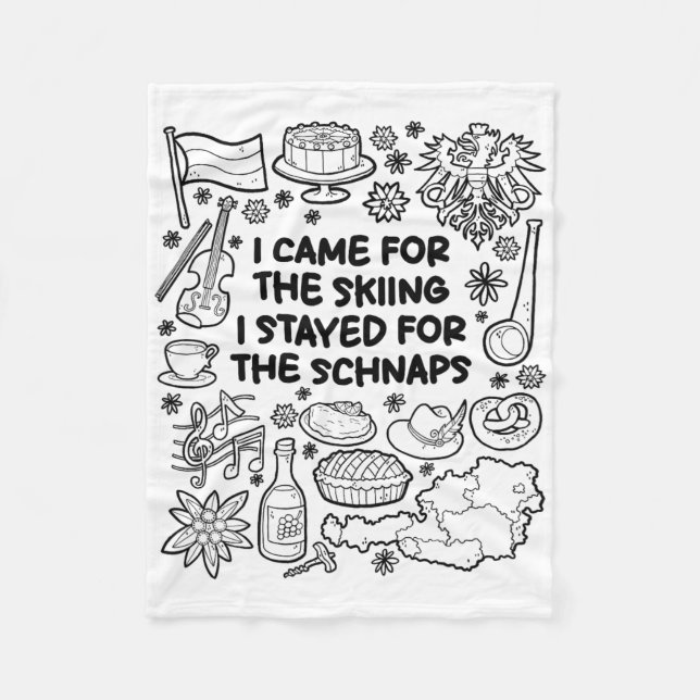 Jag kom för hoppet fleecefilt (Framsidan)