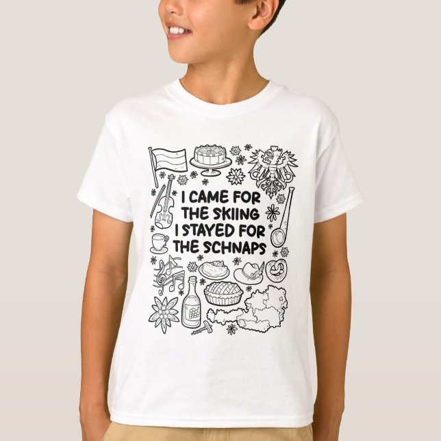 Jag kom för hoppet t shirt (Framsida)