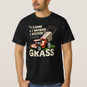 Jag kom hit och bad mig att få gräs t shirt
