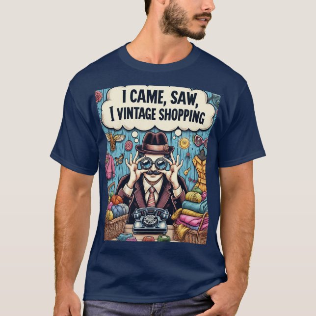 Jag kom hit och såg mig shoppa. t shirt (Framsida)