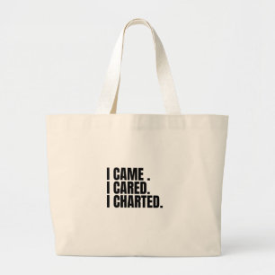 Jag kom i cared i chartrade jumbo tygkasse