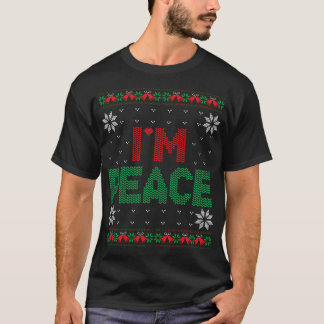 Jag Kom i fred, jag är freden matchande den vackra T Shirt