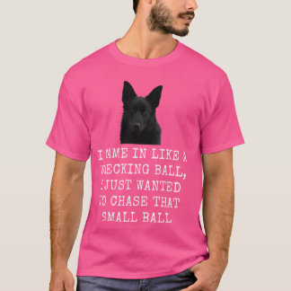 Jag kom in som ett eländigt Boll Rolig hund Pappa  T Shirt